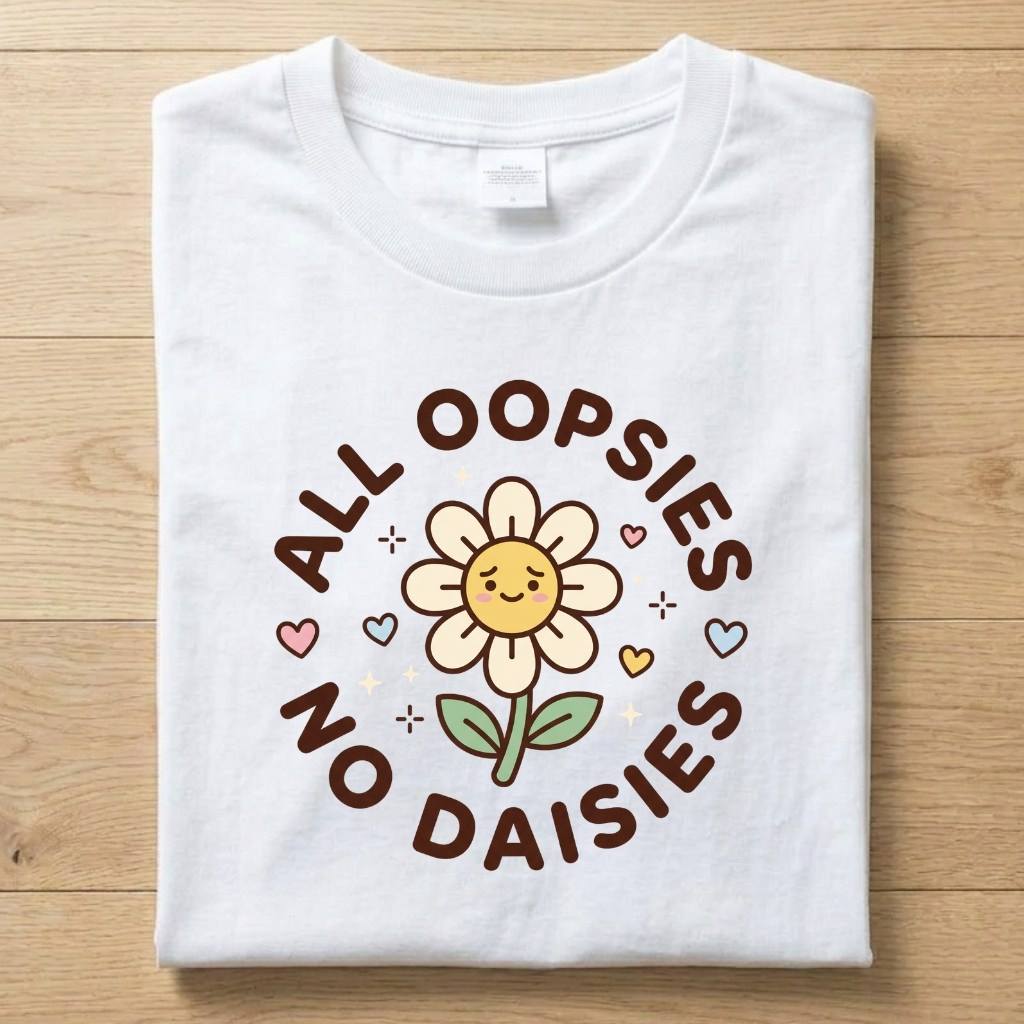 Daisies - Funny T-Shirt Unisex