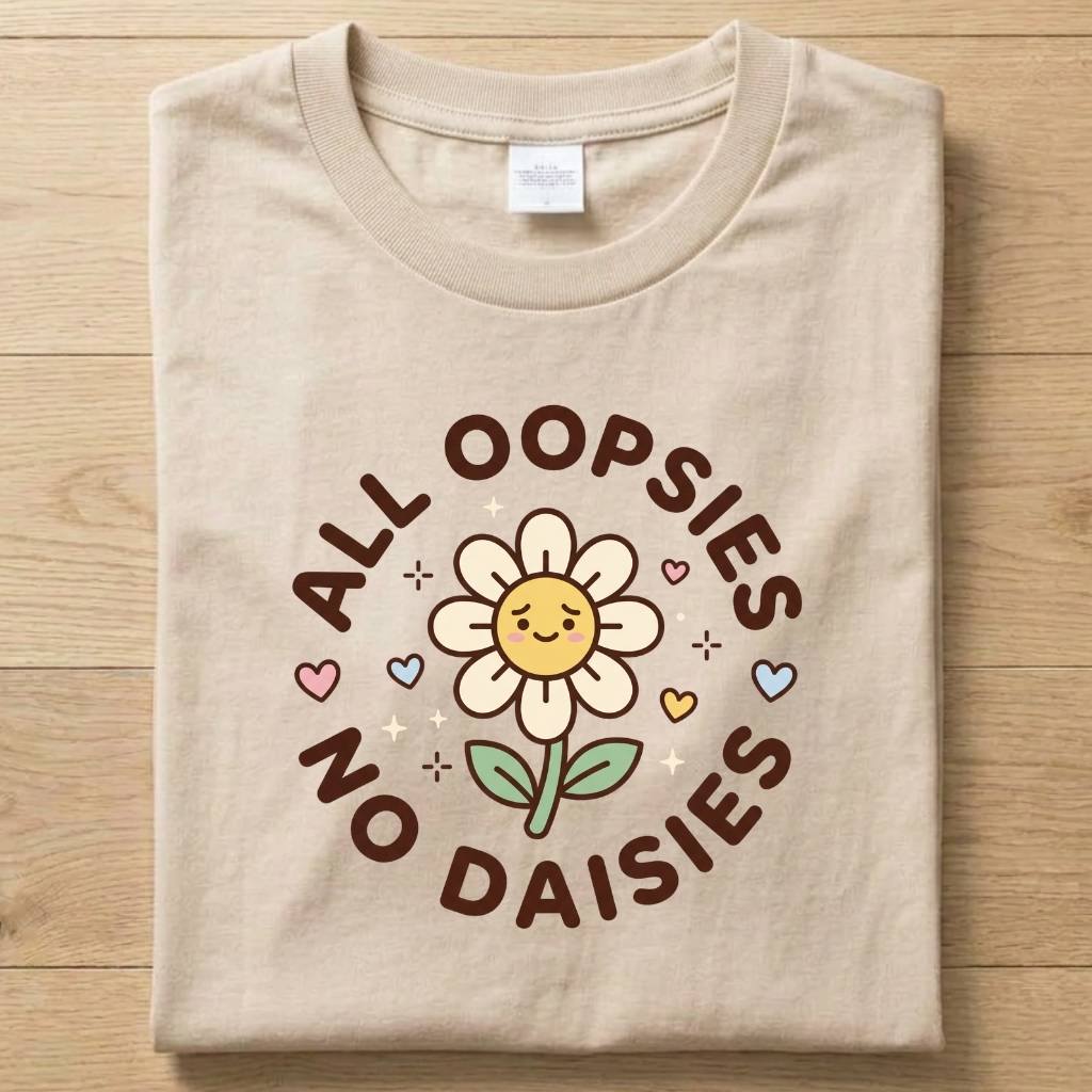Daisies - Funny T-Shirt Unisex