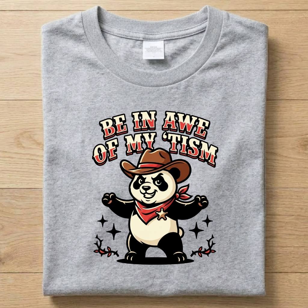 Awe'tism - Funny T-Shirt Unisex