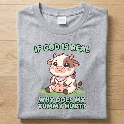 Hurting Tummy - Funny T-Shirt Unisex