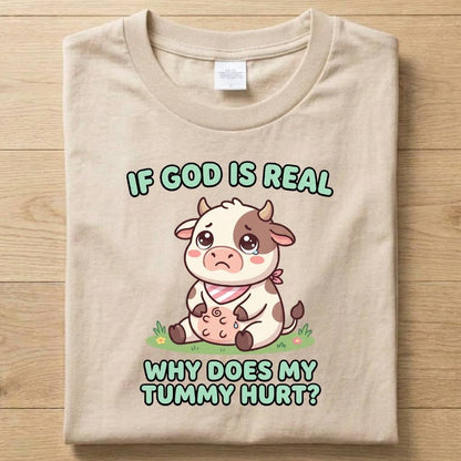 Hurting Tummy - Funny T-Shirt Unisex