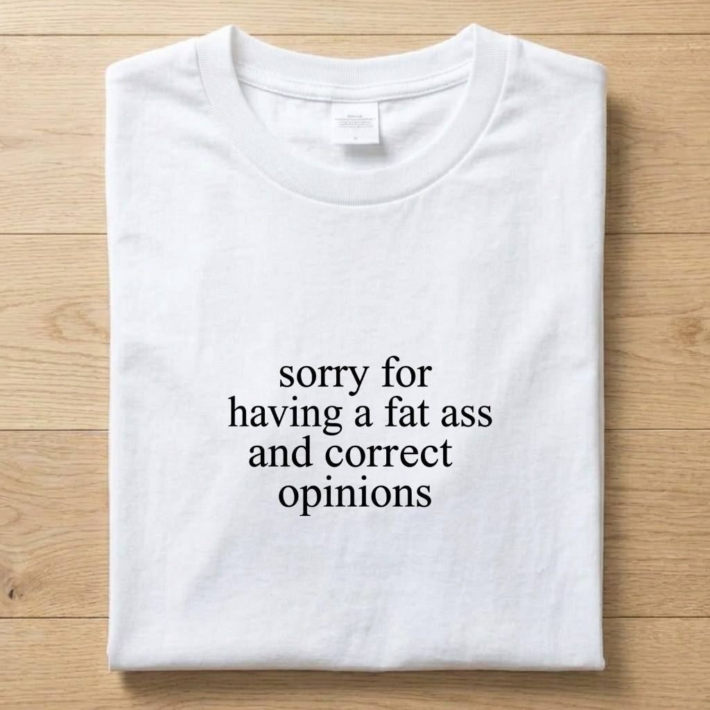 Fat Ass - Funny T-Shirt Unisex