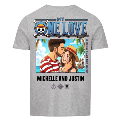 My One Love Upload - Customizable Gift for Couple's Backprint