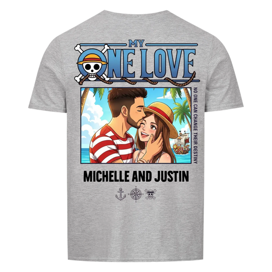 My One Love Upload - Customizable Gift for Couple's Backprint
