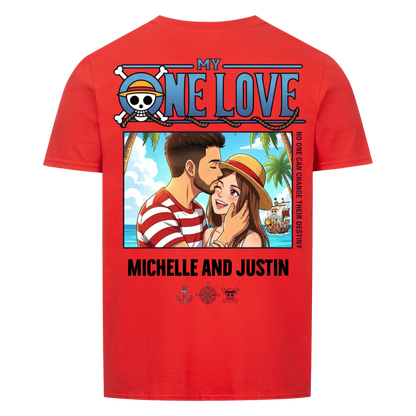 My One Love Upload - Customizable Gift for Couple's Backprint