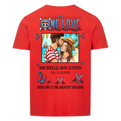 My One Love Upload 2 - Customizable Gift for Couple's Backprint