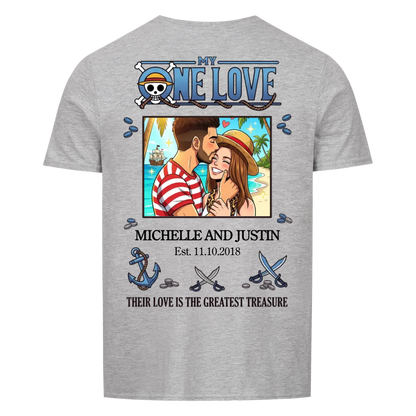 My One Love Upload 2 - Customizable Gift for Couple's Backprint