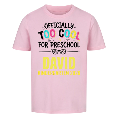 Too Cool – Kids' Back to School T-Shirt