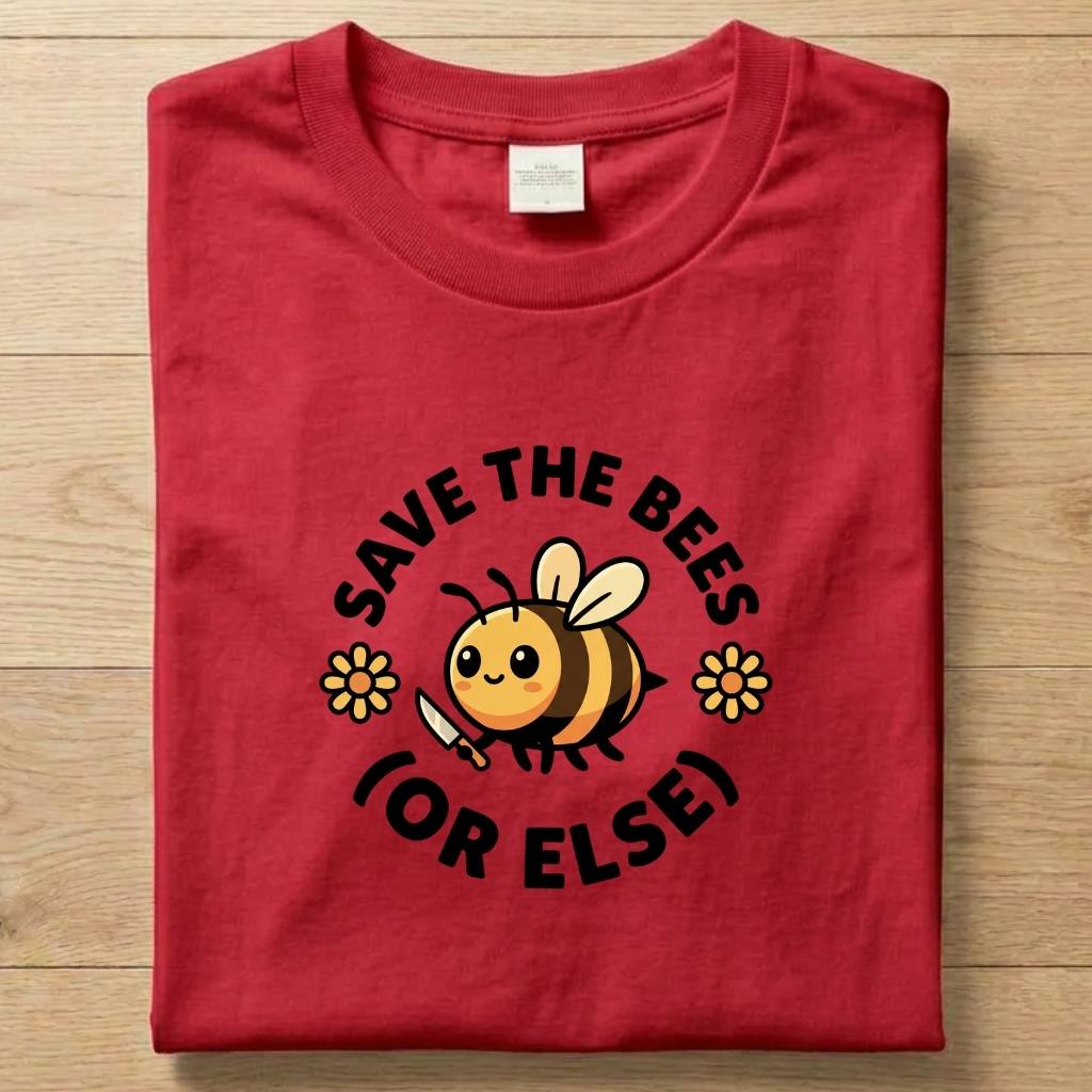 Save the Bees - Funny T-Shirt Unisex