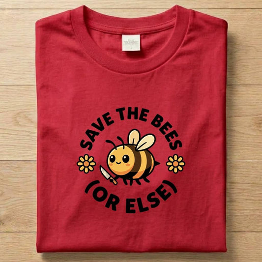 Save the Bees - Funny T-Shirt Unisex