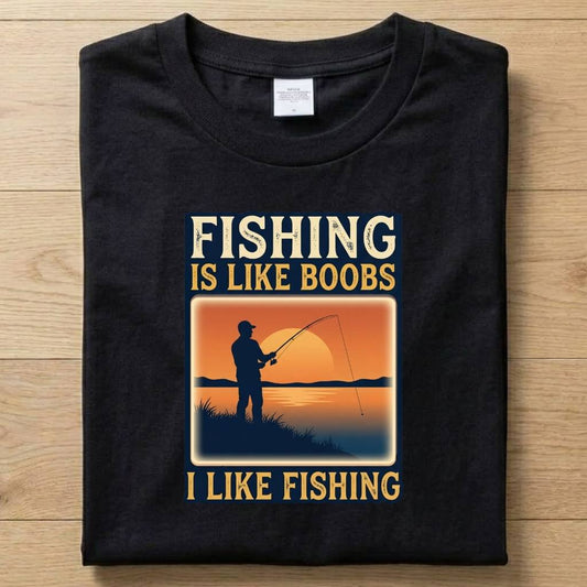 Fishing - Funny T-Shirt Unisex