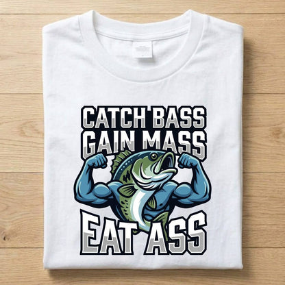 Gain Mass - Funny T-Shirt Unisex