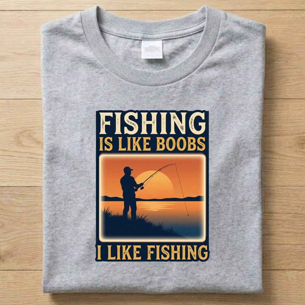 Fishing - Funny T-Shirt Unisex